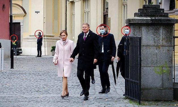 Klaus Iohannis umblă fara mască incălcand legea
