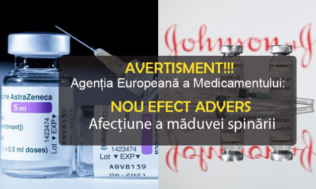 BREAKING: Afecțiune a măduvei spinării, nou efect advers a vaccinurilor  AstraZeneca și Johnson & Johnson