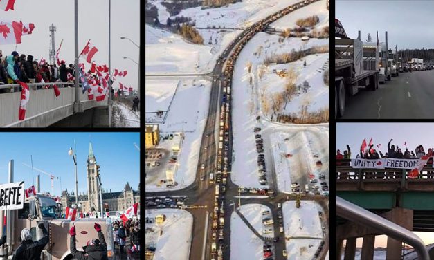 50.000 de șoferi de camioane într-un Convoi pentru Libertate protestează pe șoselele Canadei