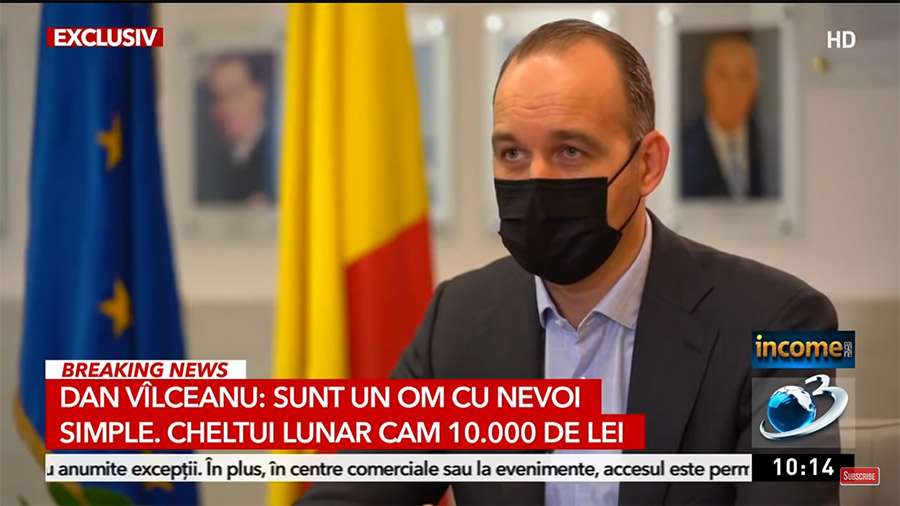 A demisionat ministrul Vîlceanu, omul cu nevoi simple de 10.000 de lei lunar
