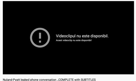 Youtube a șters înregistrarea telefonică în care doi înalți oficiali SUA stabileau componența guvernului de la Kiev