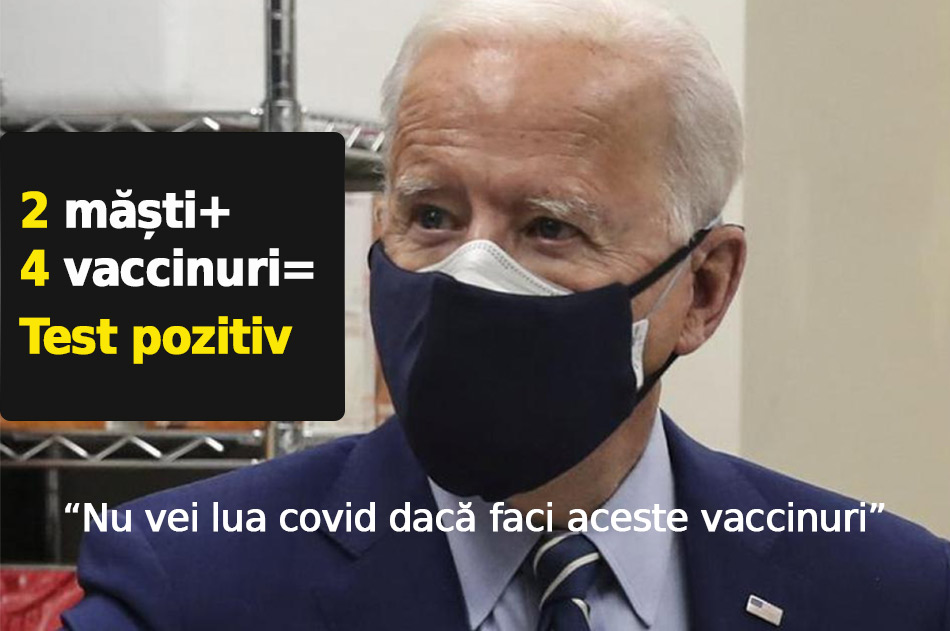 Biden: „Nu vei lua covid dacă faci aceste vaccinuri”. Și totuși a luat