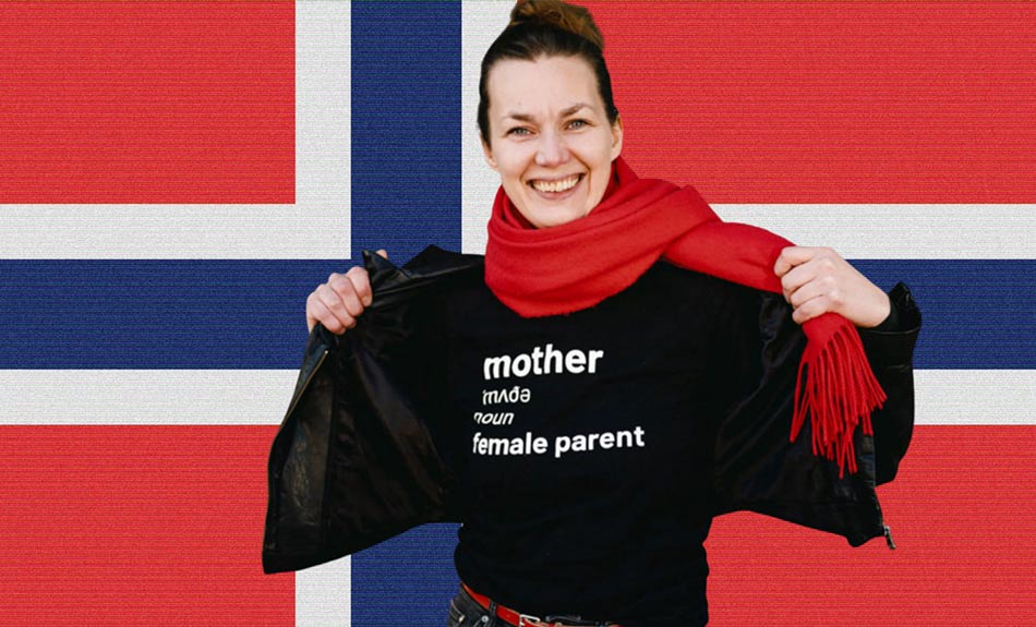 Feministă norvegiană riscă închisoare pentru că a spus că un bărbat nu poate fi mamă