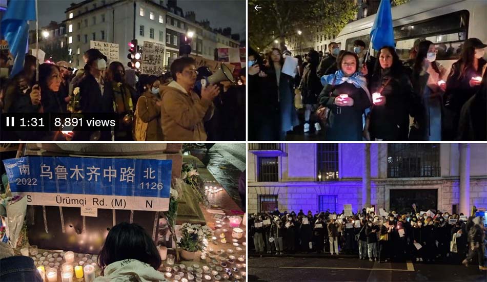 Proteste au cuprins China după moartea intr-un incendiu a unor oameni incuiați în bloc de autorități