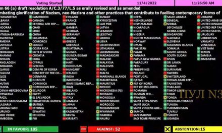 Europa (chiar și Germania, Italia), Statele Unite au votat la ONU împotriva combaterii nazismului
