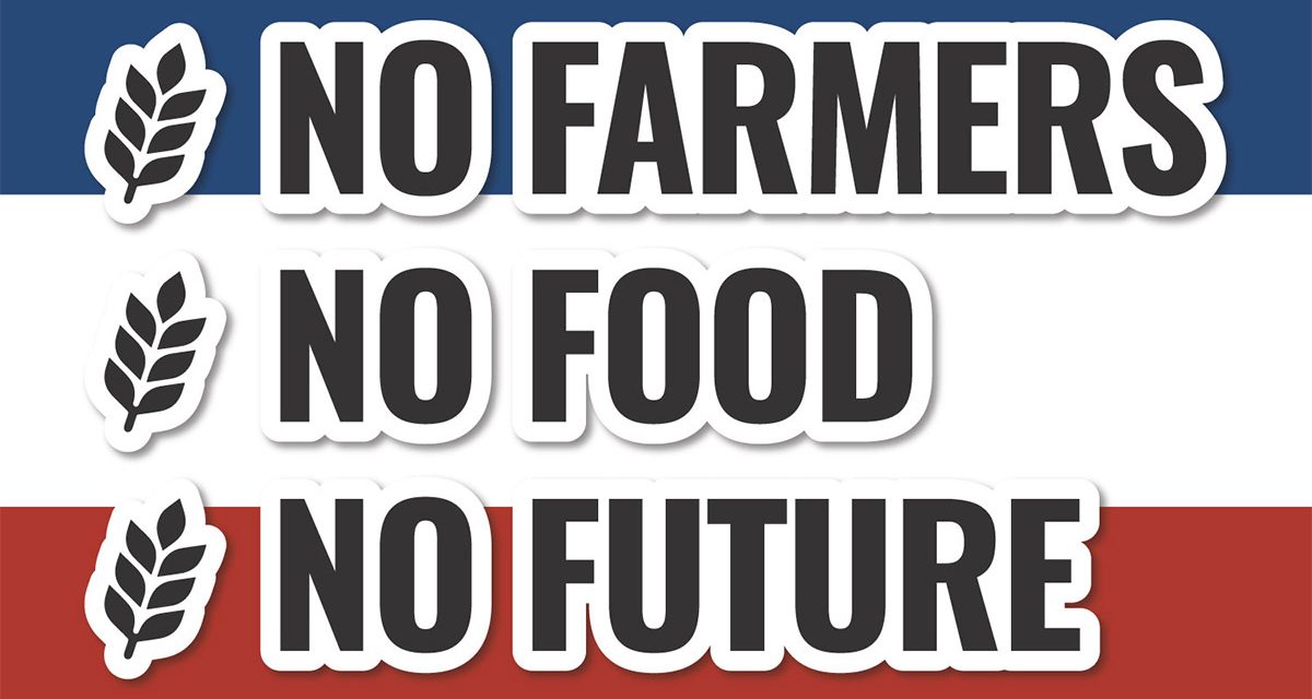 10.000 de fermieri olandezi au protestat la Haga împotriva deciziei absurde care le închide fermele